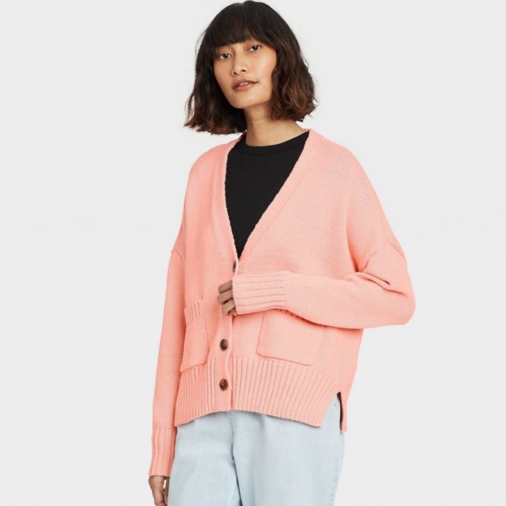 A New Day Pink Cardigan Sweater